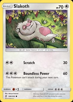 Unified Minds Slakoth #168 card