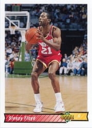 1992-93 Upper Deck Base Set Sleepy Floyd #194 card