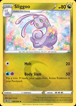 Fusion Strike Sliggoo #196 card