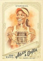2018 Topps Allen & Ginter Base Set Sloane Stephens #153 card