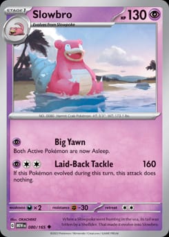 2023 151 Slowbro #80 card