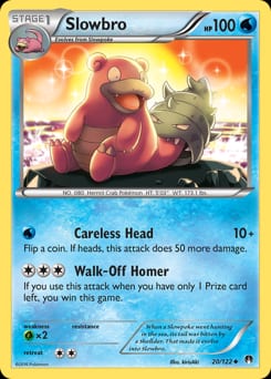 2016 BREAKpoint Slowbro #20 card