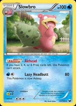 2012 Dark Explorers Slowbro #24 card