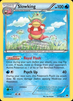 2016 BREAKpoint Slowking #21 card