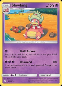 2017 Burning Shadows Slowking #48 card
