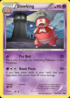 2012 Dark Explorers Slowking #49 card