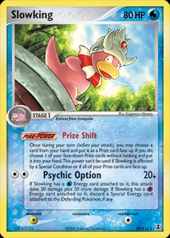 2005 Delta Species Slowking #28 card