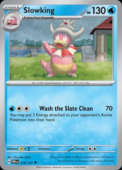 2025 Prismatic Evolutions Slowking #19 card