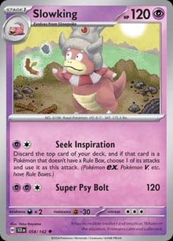 2024 Stellar Crown Slowking #58 card