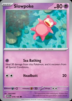 2023 151 Slowpoke #79 card