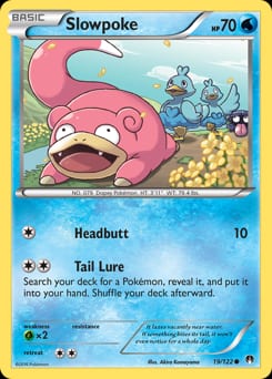 2016 BREAKpoint Slowpoke #19 card