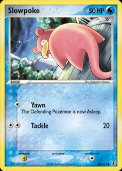 2005 Delta Species Slowpoke #83 card
