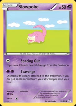 2016 Generations Slowpoke #32 card