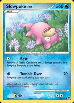 2008 Great Encounters Slowpoke #82 card