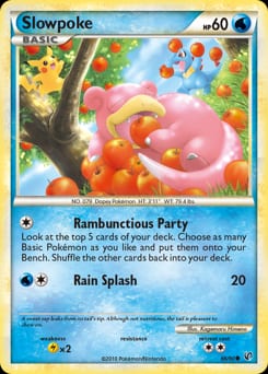 2010 HS—Undaunted Slowpoke #66 card