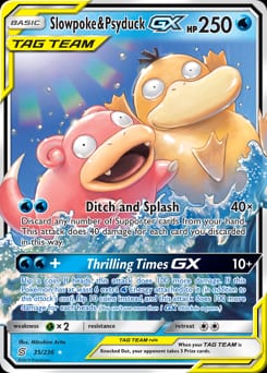 Unified Minds Slowpoke & Psyduck-GX #35 card
