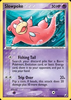 2005 Unseen Forces Slowpoke #72 card