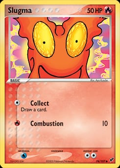 Deoxys Slugma #74 card