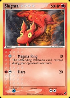Deoxys Slugma #75 card