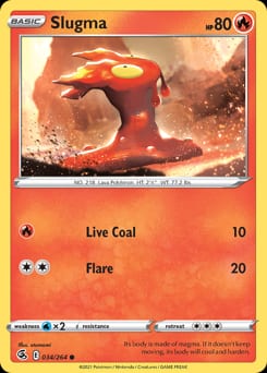 Fusion Strike Slugma #34 card