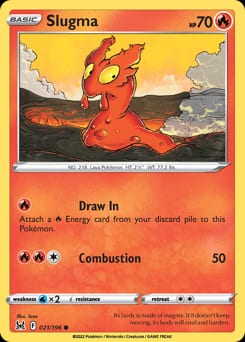 Lost Origin Slugma #21 card