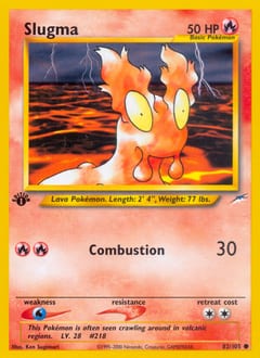 Neo Destiny Slugma #82 card