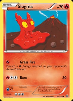 Primal Clash Slugma #22 card