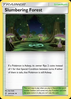 Unified Minds Slumbering Forest #207 card
