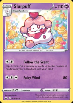 Chilling Reign Slurpuff #68 card