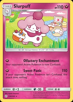 Cosmic Eclipse Slurpuff #154 card
