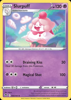2022 Silver Tempest Slurpuff #84