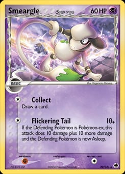 2006 Dragon Frontiers Smeargle δ #39 card