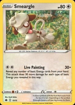 McDonald's Collection 2022 Smeargle #15 card