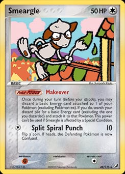 Unseen Forces Smeargle #48 card