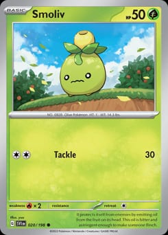 Scarlet & Violet Smoliv #20 card