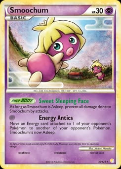 HeartGold & SoulSilver Smoochum #30 card
