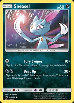 Celestial Storm Sneasel #86 card