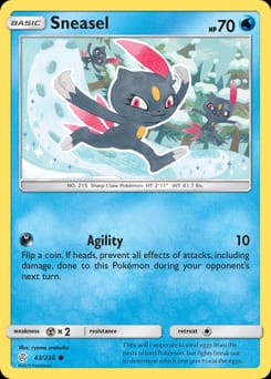 Cosmic Eclipse Sneasel #43 card