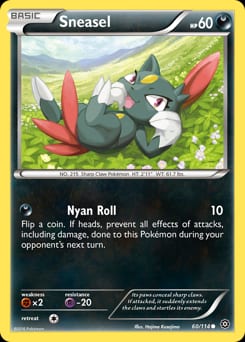 Steam Siege Sneasel #60 card