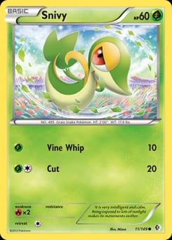 2012 Boundaries Crossed Snivy #11 card