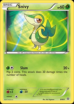 BW Black Star Promos Snivy #BW01 card