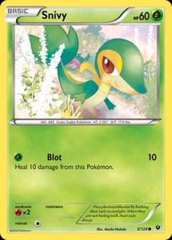 Fates Collide Snivy #5 card