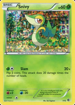 McDonald's Collection 2011 Snivy #1 card