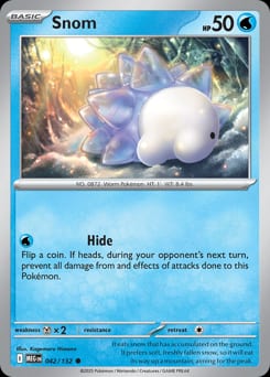 Mega Evolution Snom #42 card