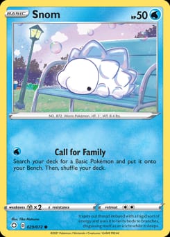 Shining Fates Snom #29 card