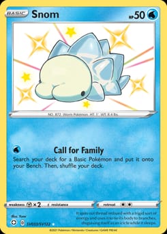 Shining Fates Shiny Vault Snom #SV033 card