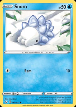 Sword & Shield Snom #63 card