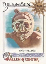 2023 Topps Allen & Ginter Fun in the Sun Snorkeling #FITS-4 card
