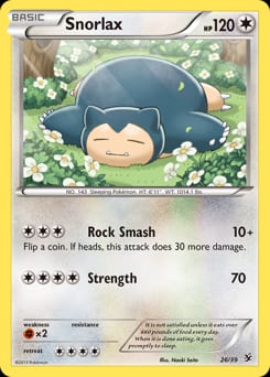 2013 Kalos Starter Set Snorlax #26 card