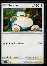 2023 Scarlet & Violet Black Star Promos Snorlax #122 card
